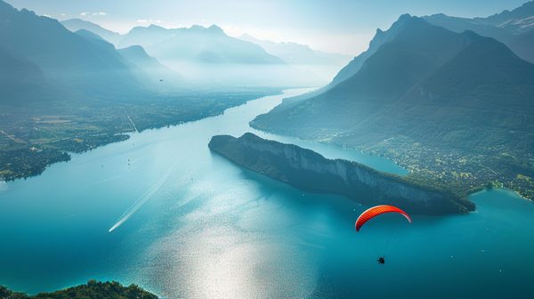 Découverte inoubliable : parapente à Annecy